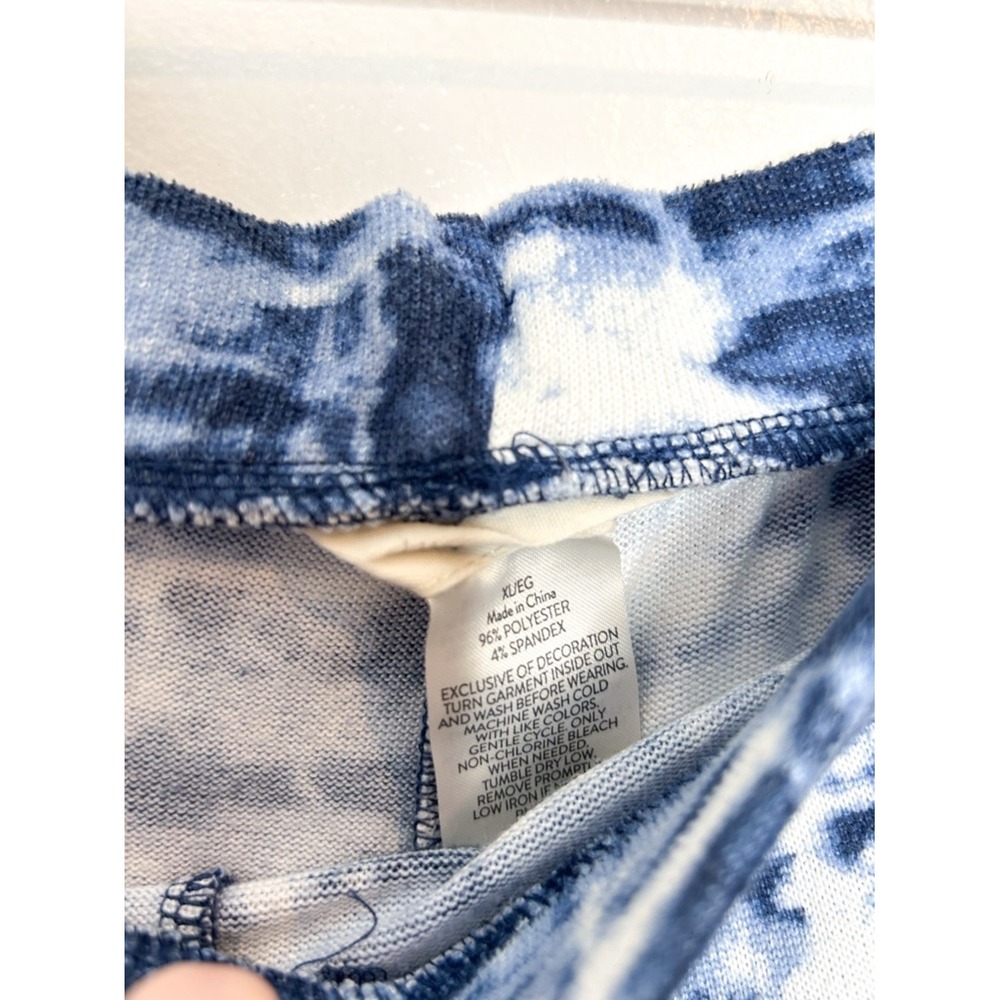 Lucky Brand Womens Super Soft Tie Dye Print Lounge Pajama Set‎ Blue XL - Picture 8 of 8